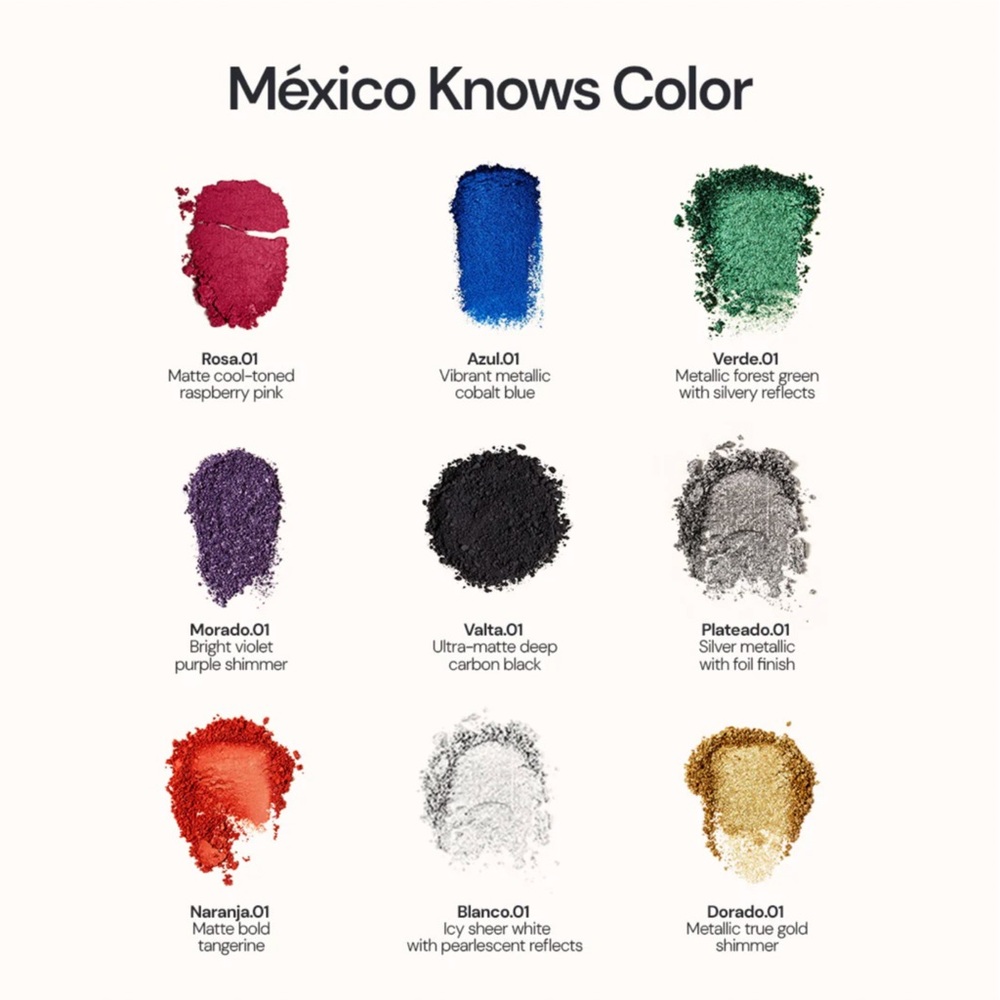 Aora Mexico Vibrant Eyeshadow Palette NWT - Picture 5 of 5